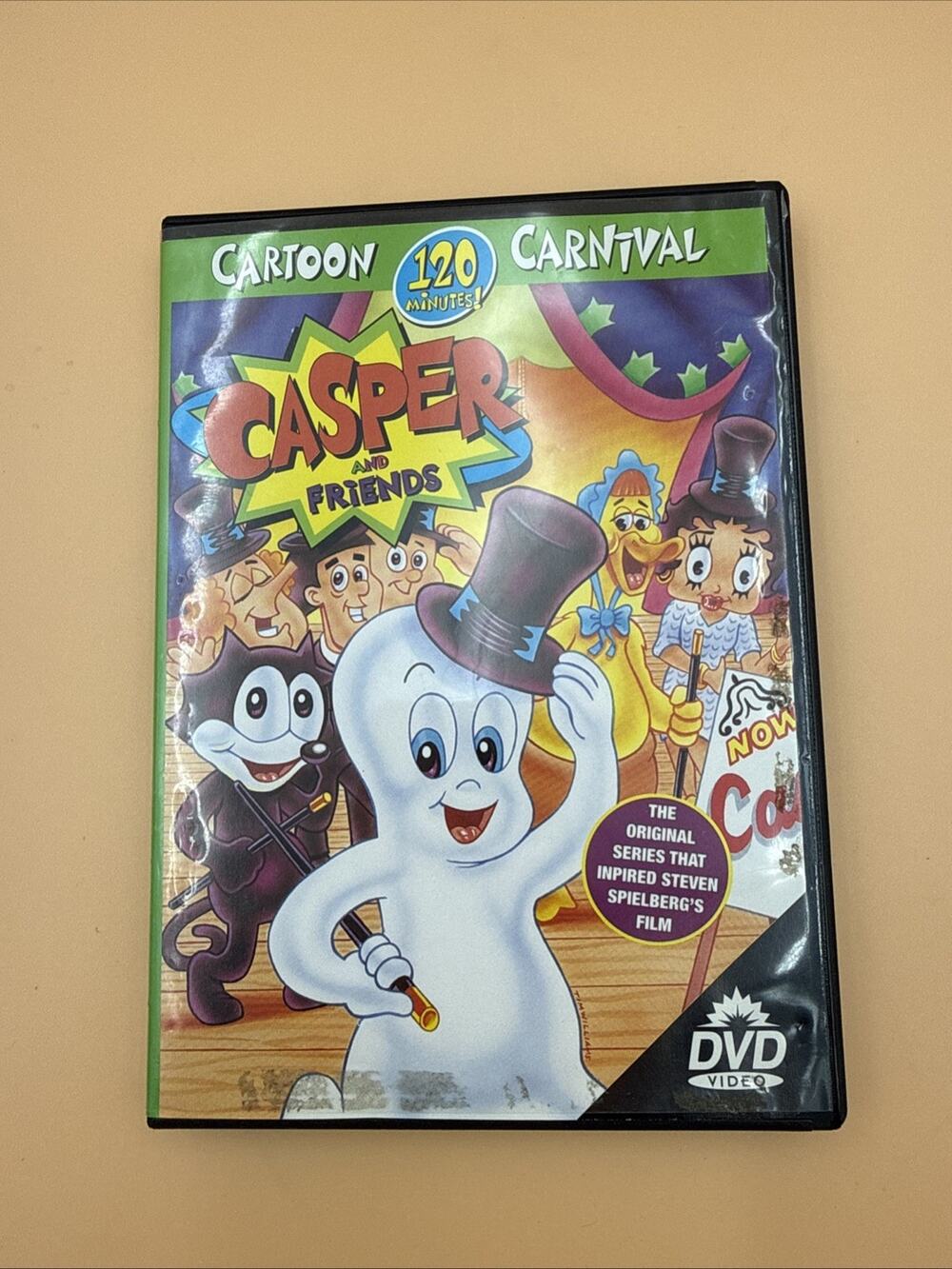 Casper & Friends: Cartoon Carnival (DVD 2002) Vintage Animation Felix Betty Boop